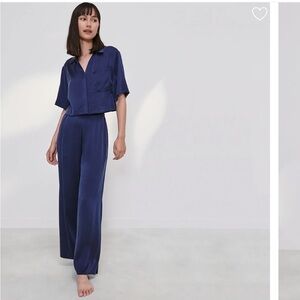 Lunya silk pants and top set